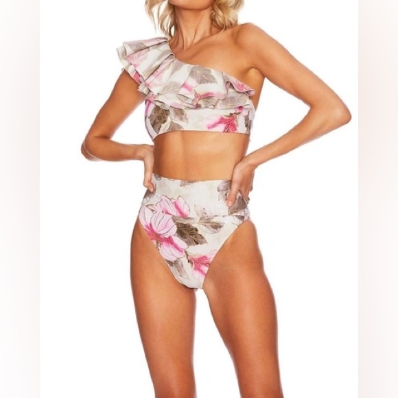 Beach Riot Hibiscus Swim Set - Picture 2 of 9